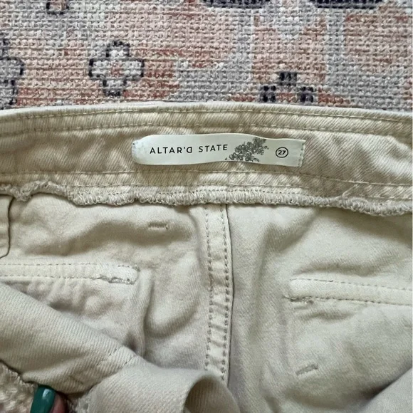 Altar'd State Cream Pants - Picture 5 of 7